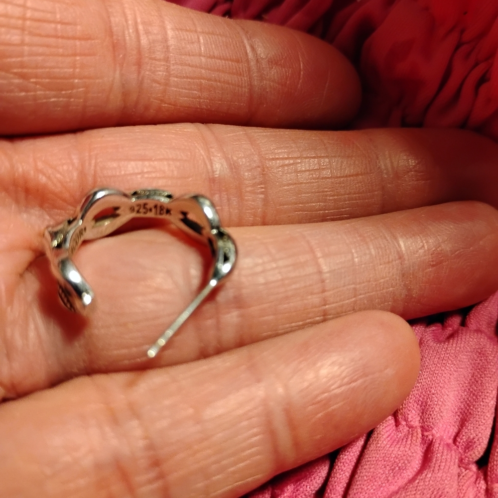 Tocori Single Earring 925/18k